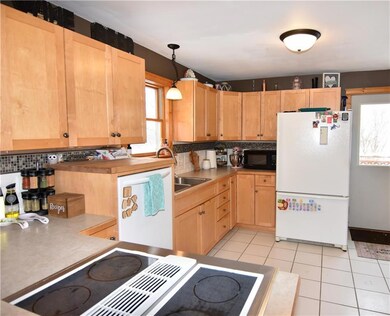 Kitchen with lots of storage space.