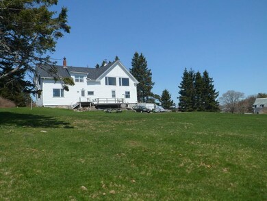 South side of house looks out onto...