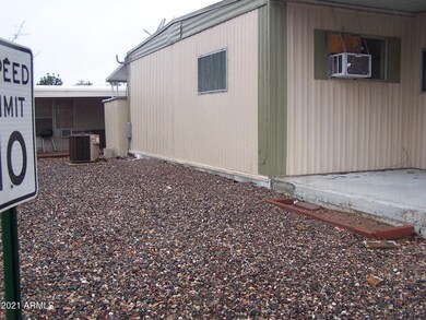 Back side of home