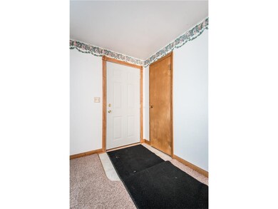 Inside the front door