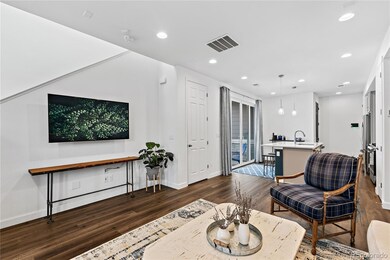 Open Living Concept with Living Room / Dining Room