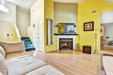 Living Room with the Dining Room and Kitchen to th