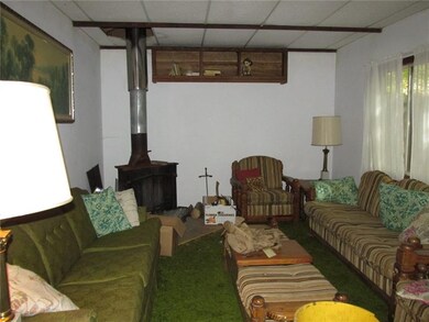 Here you are looking back into the original home. 
