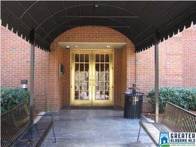 Awning to protect you from the rain as you enter t