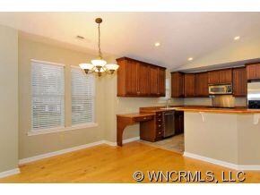 Dining room open to kitchen