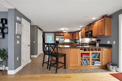 Kitchen from dining area
