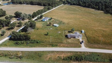 Outer road frontage from house to county road to t
