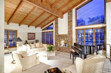 Entertain formally in a stunning living room.