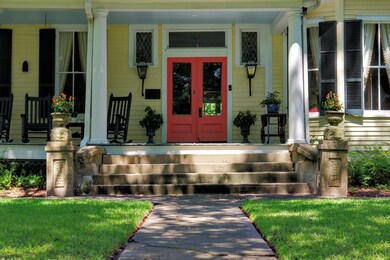 Beautiful double doors to grand entrance