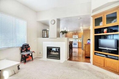 Wood burning fireplace.  