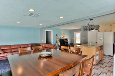 Living room and dining area.