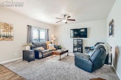 Amazing family room with new carpet and room for l