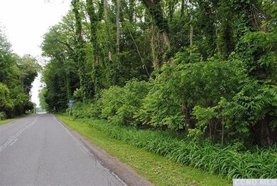 View of road looking east to Linden Ave.