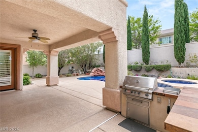 Built-in BBQ