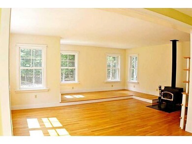 Living Room. Living Room with Wood Stove