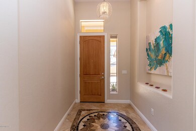 Speciality tile work in foyer!
