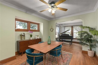 View of dining room facing the bonus room.