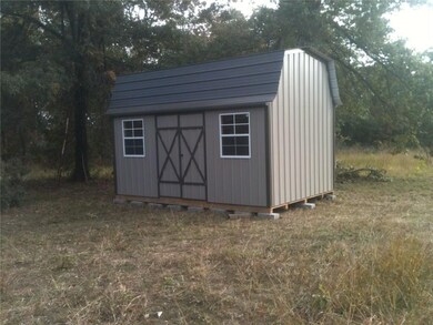 10x16  barn with loft on each side...picture taken