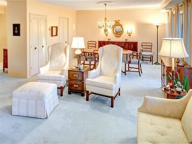 Living-Dining rooms & china closet.