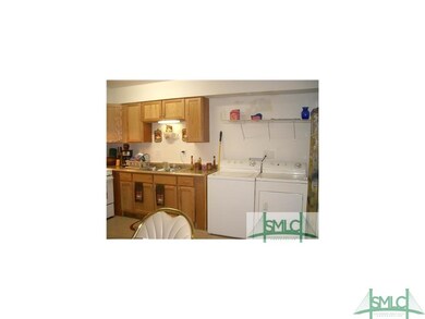 Kitchen with connections for washer and dryer not 