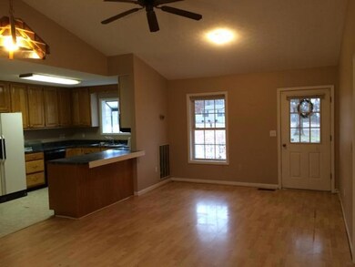 Living room view in to kitchen