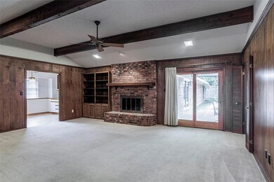 Breakfast room off the kitchen with built-ins.