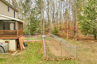 Screened in Porch and back yard