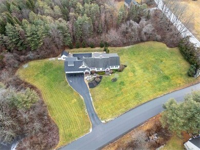 An aerial view
