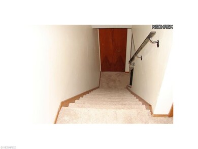 stairway from second level to first