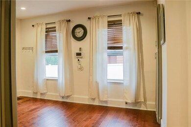 The breakfast nook in the kitchen.
