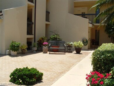 Courtyard outside unit 104