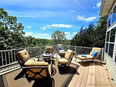 Large Deck for relaxing and enjoying the view!