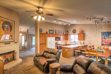 Family room-kitchen