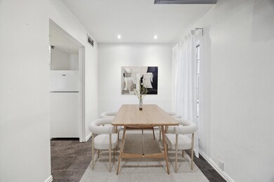 Dedicated dining area with tile flooring. (virtual