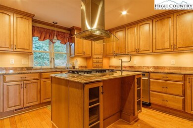 Beautiful granite counter tops provide ample work