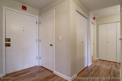 Spacious entryway and lots of storage.