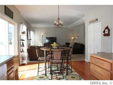 Kitchen Dining. The open kitchen/family room is pe