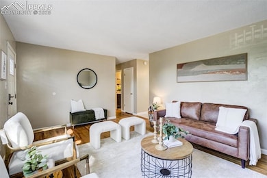 Gleaming hardwood floors