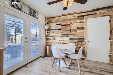 Walk out from kitchen to covered patio