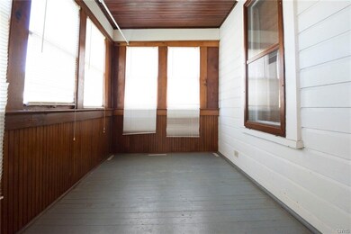 Enclosed front porch