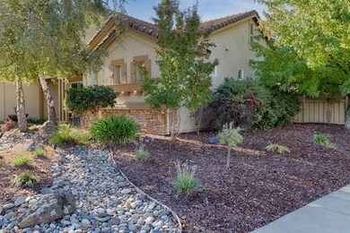 View of side yard on a corner lot.