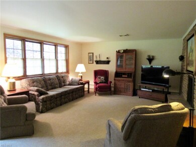 Spacious living room with large picture window