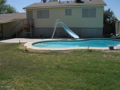 Back yard & pool