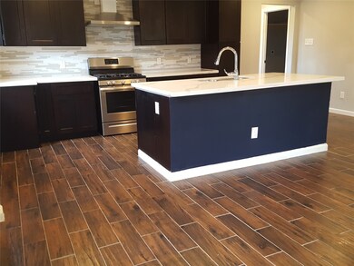 Open plan - View from family room.