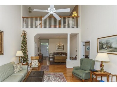Living Room, looking toward Dining Room and Entran