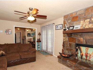 Living open to dining & kitchen.