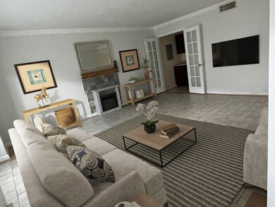 Living area-staged