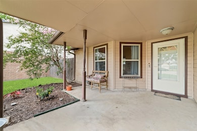 Plenty of space on the porch for seating.