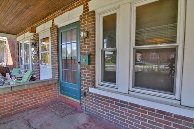 Front porch with electric outlet for relaxing even