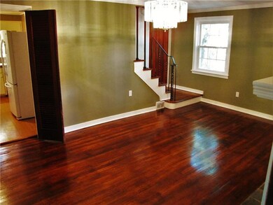 The deep colored walls create a great contrast wit
